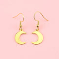 Luna Moon Earrings (Gold Plated)