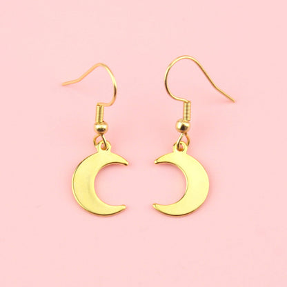 Luna Moon Earrings (Gold Plated)