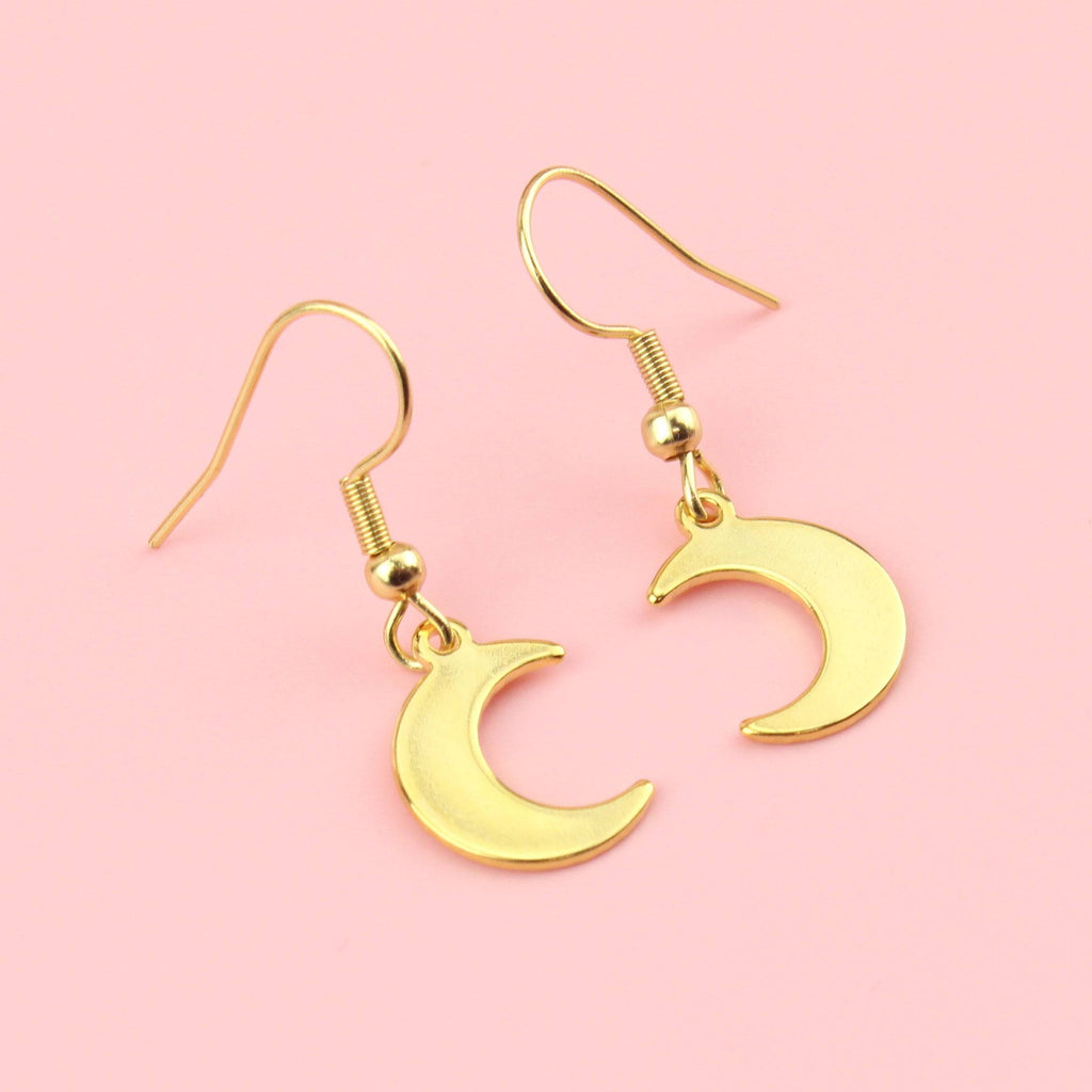 Luna Moon Earrings (Gold Plated)