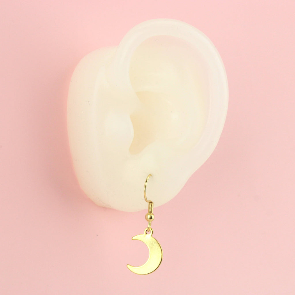 Luna Moon Earrings (Gold Plated)