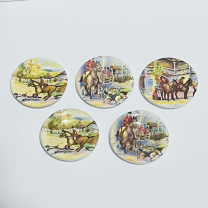 Decorative Plates by Muriel Hopwood - 1/12 Scale Dollhouse Miniature