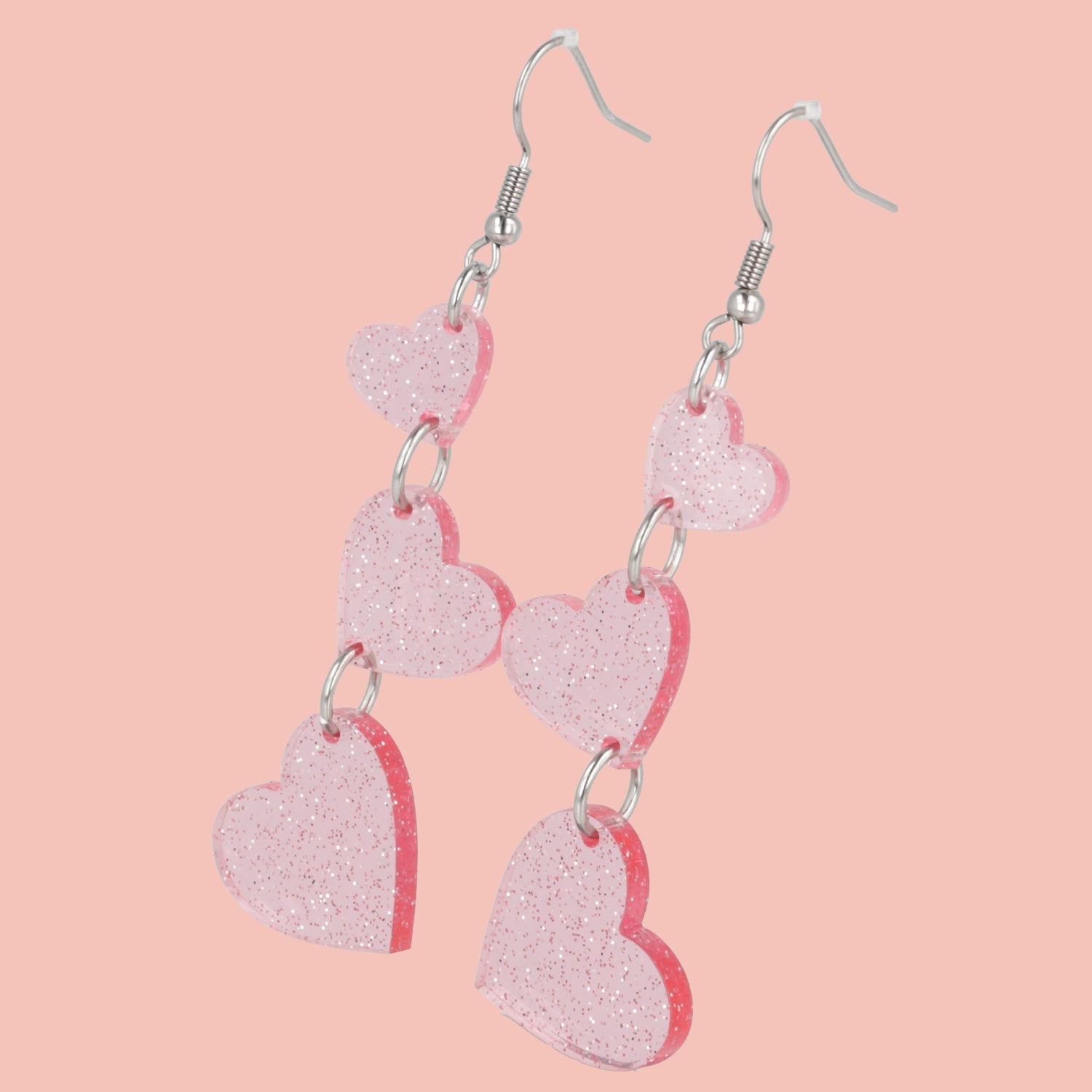 Love Is In The Air Earrings - Pink