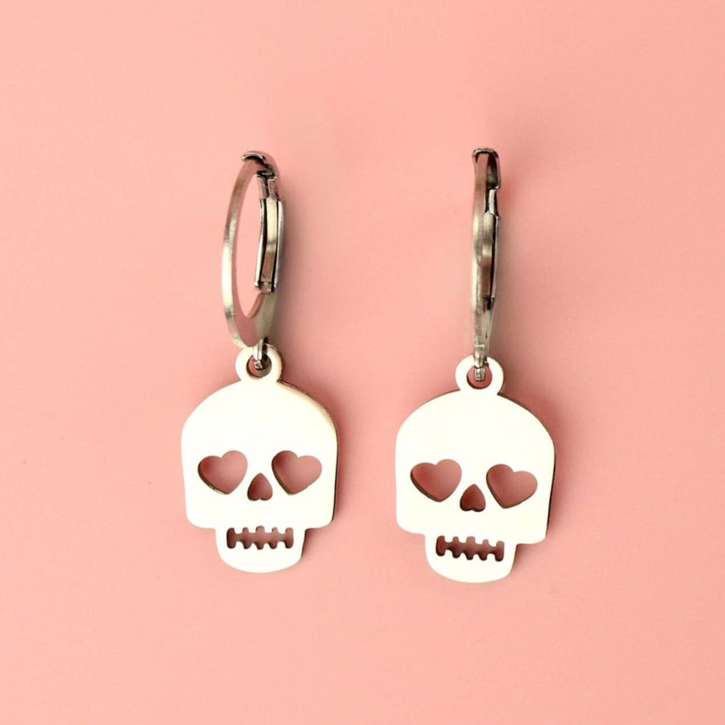 Lovely Bones Skull Earrings