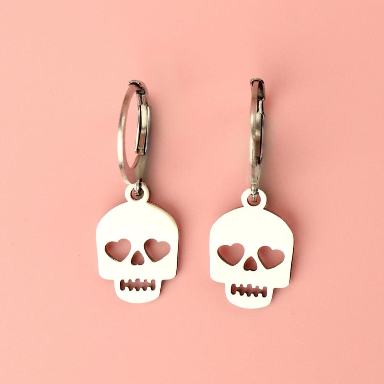 Lovely Bones Skull Earrings