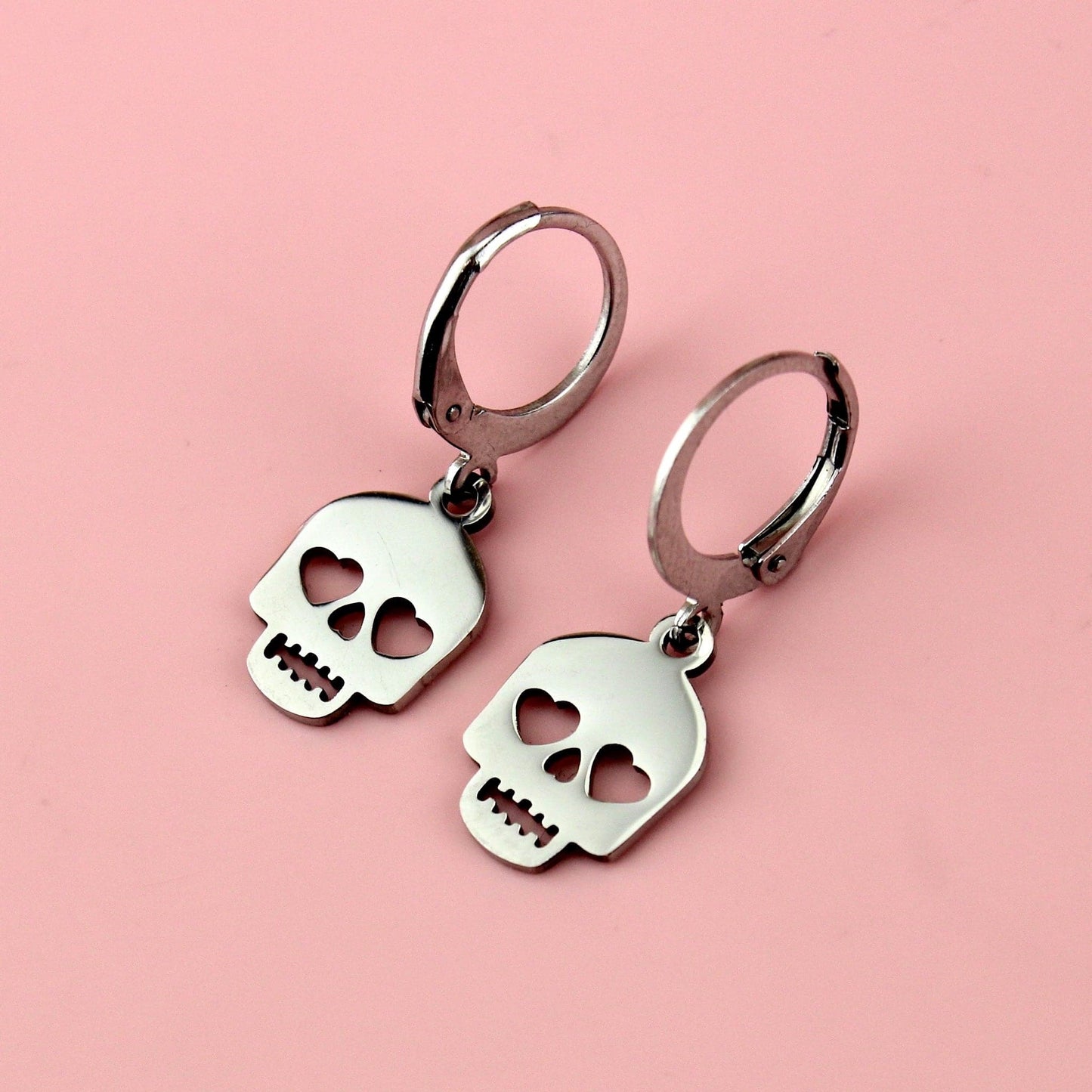 Lovely Bones Skull Earrings