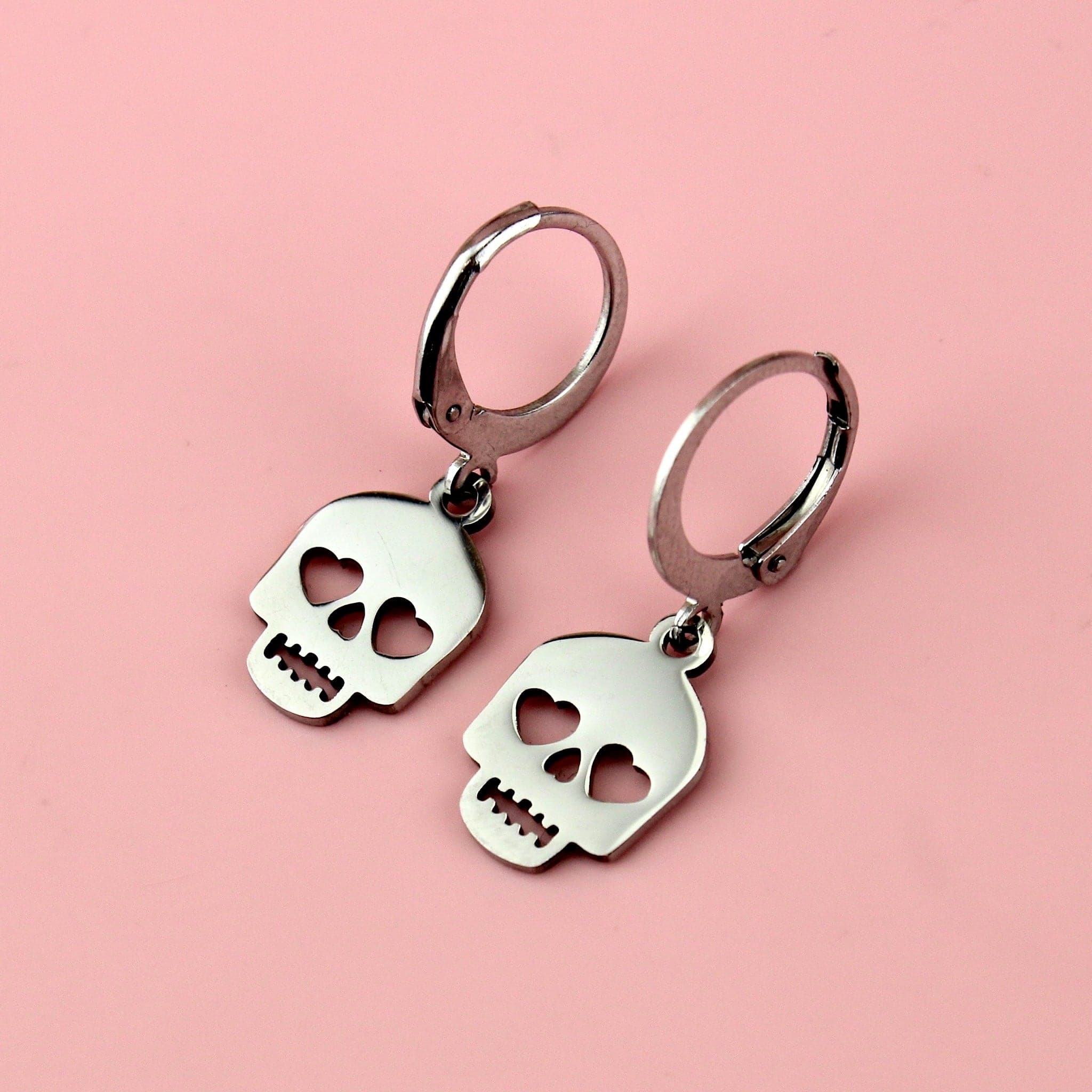 Lovely Bones Skull Earrings