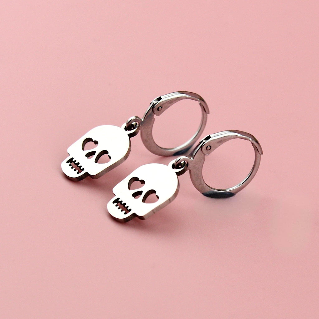 Lovely Bones Skull Earrings