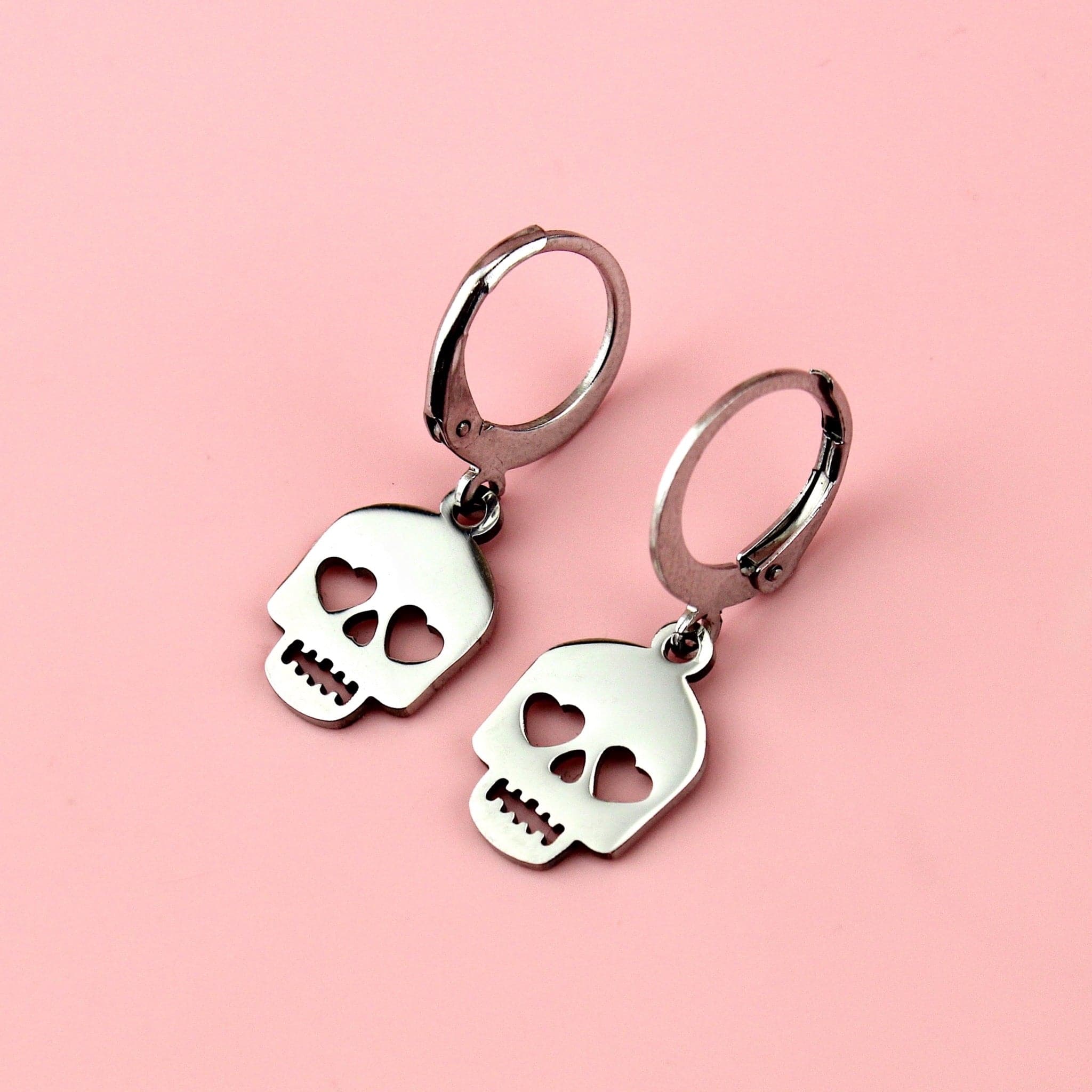 Lovely Bones Skull Earrings