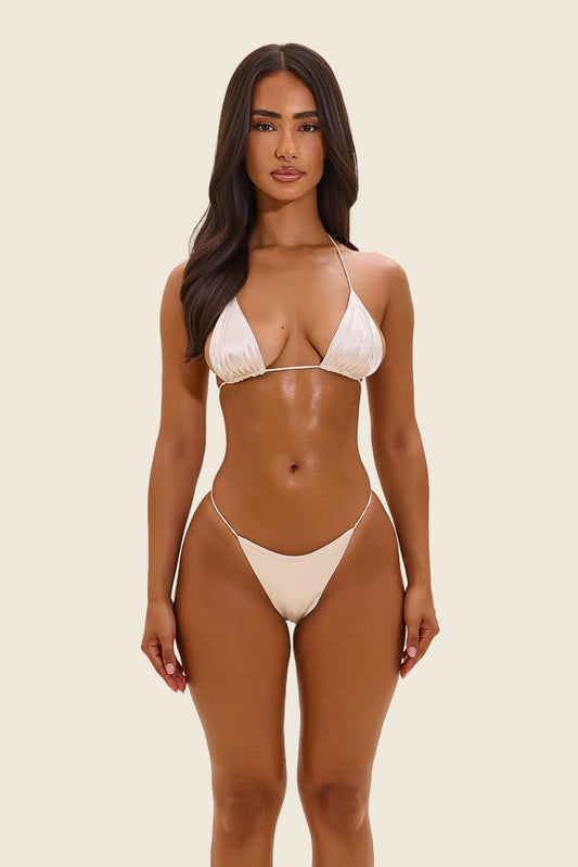 The Teeny Bikini in Satin