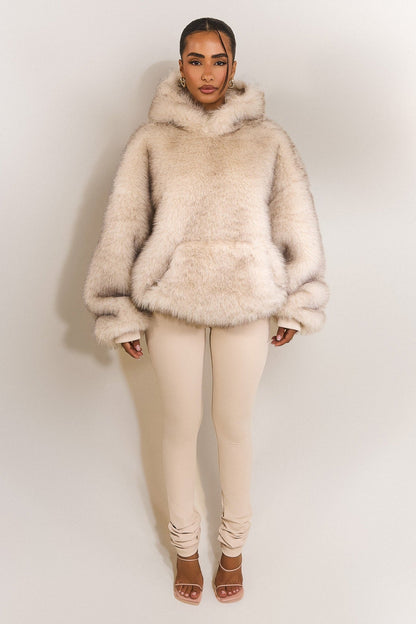 The Blair Hoodie in Cream
