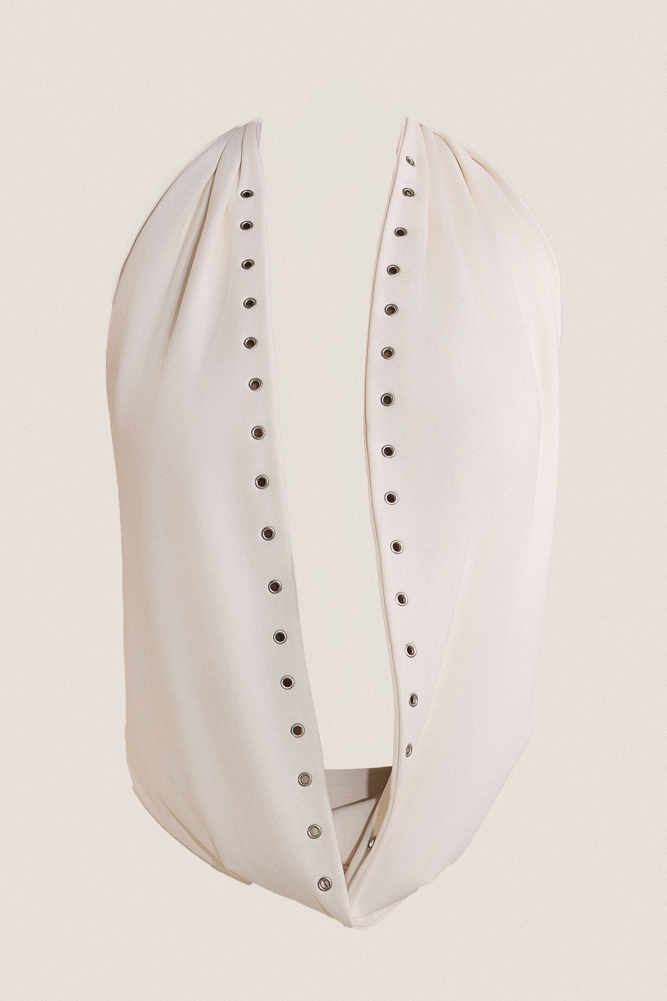 The Leia Top in Stone Eyelet