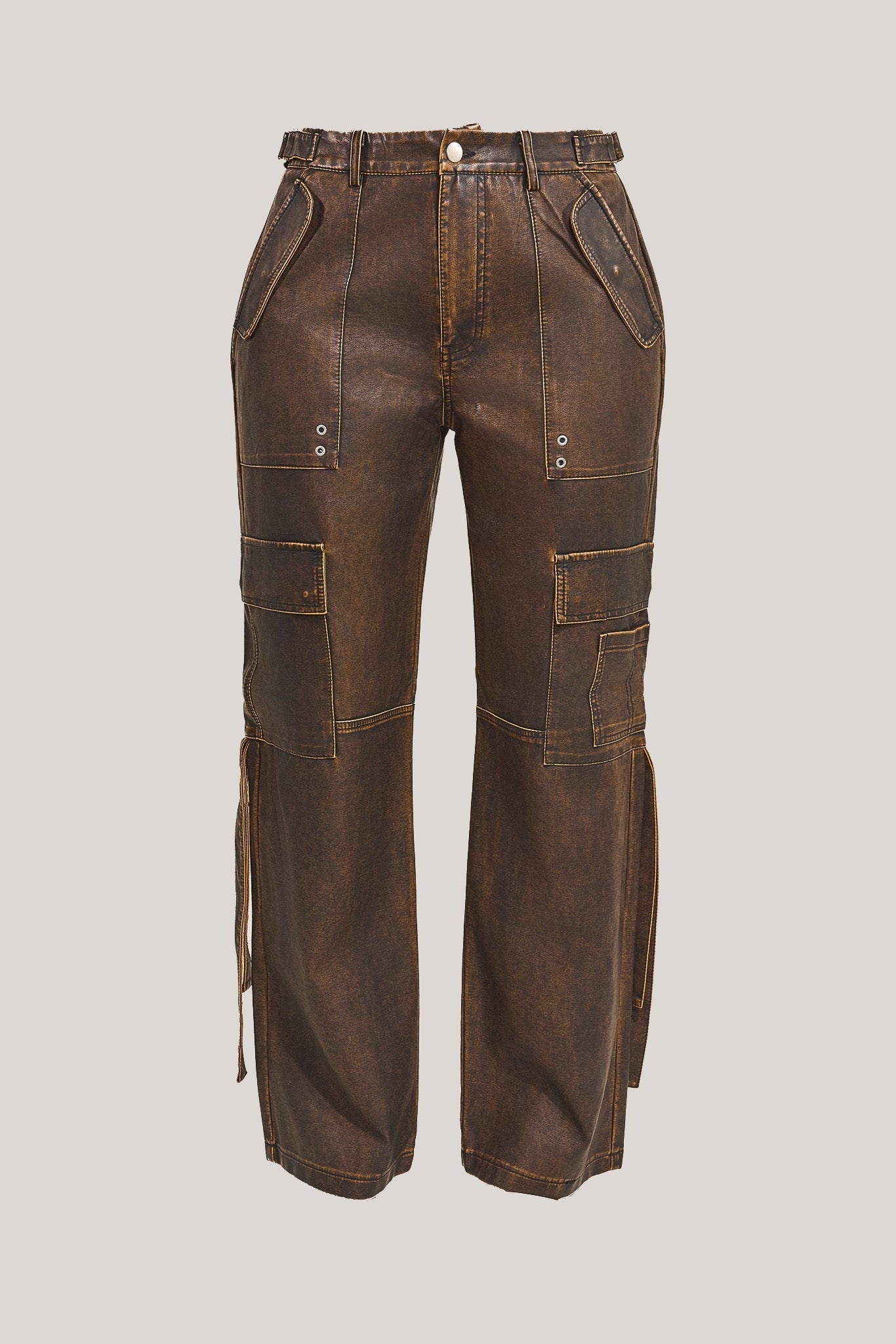 The Zeda Cargos in Brown Wash