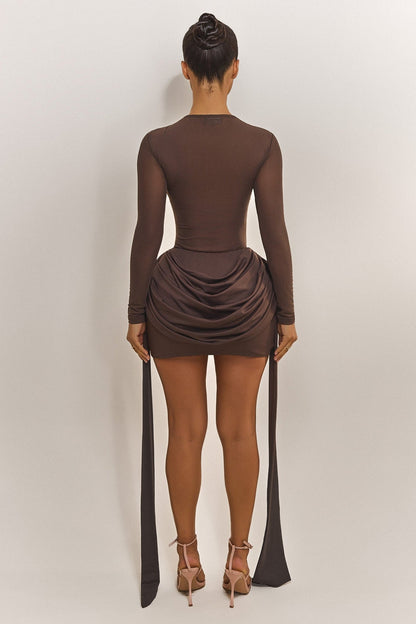The Yara Skirt In Brown