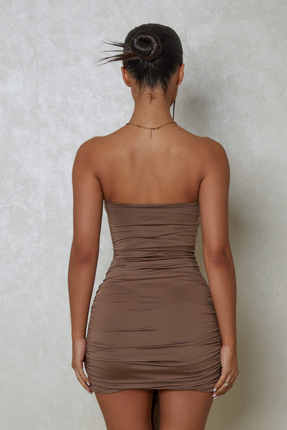 The Knot Bandeau Mini in Mocha