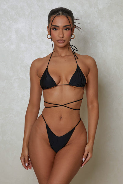 The Teeny Bikini in Black