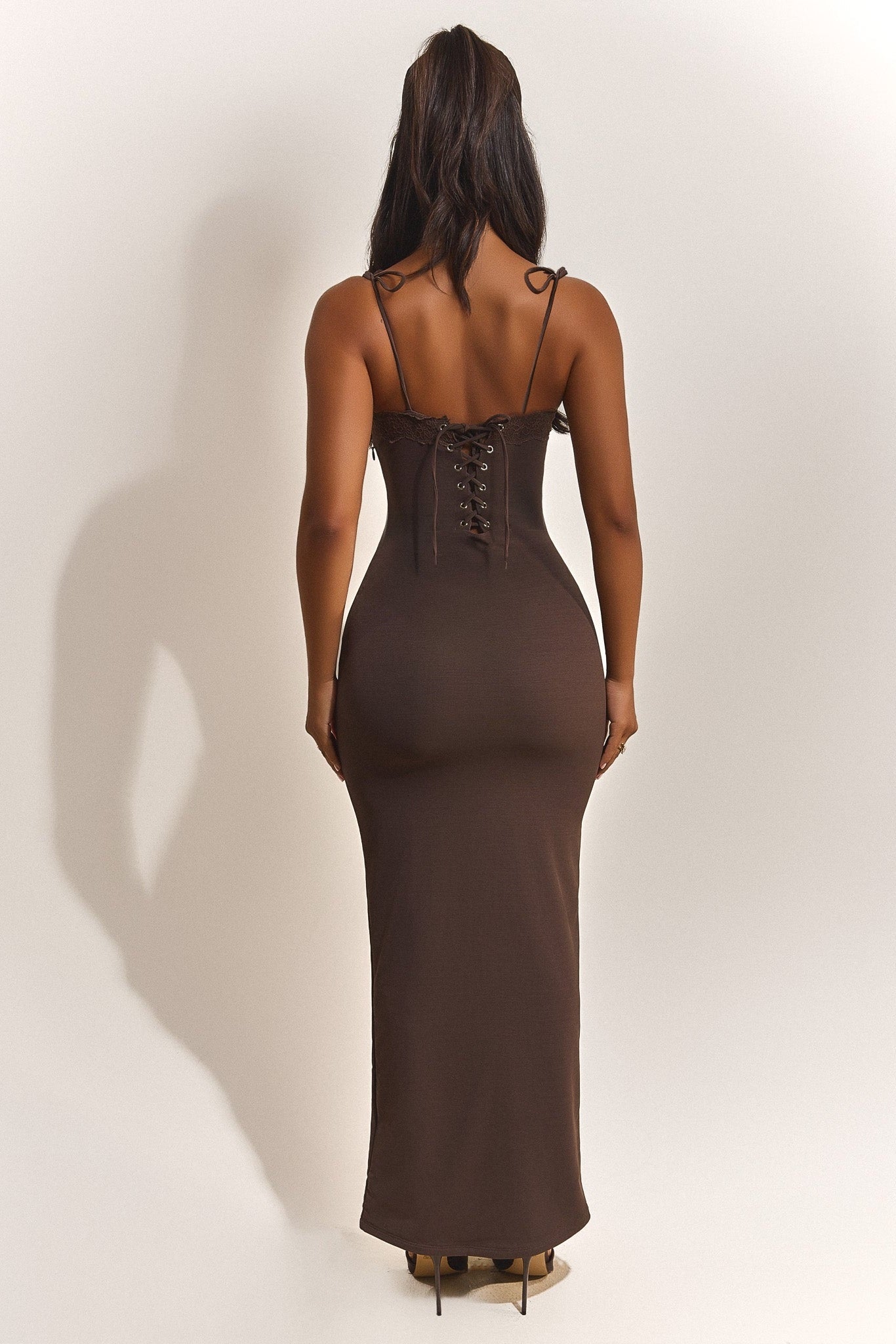 The Bij Maxi in Brown