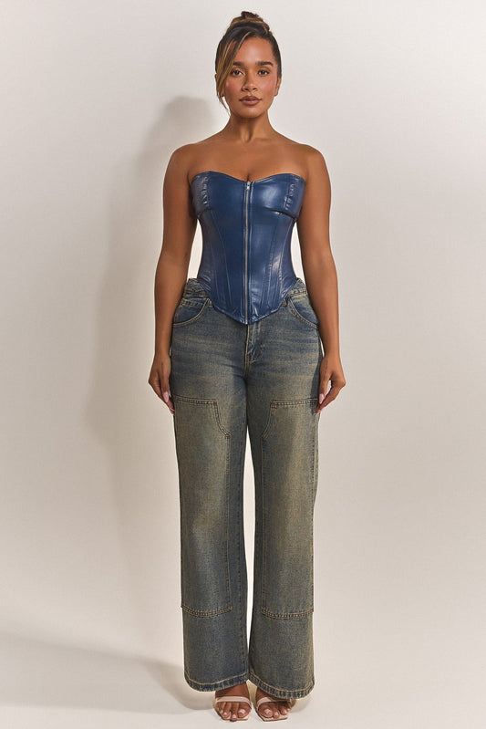 The Cinch Corset in Navy