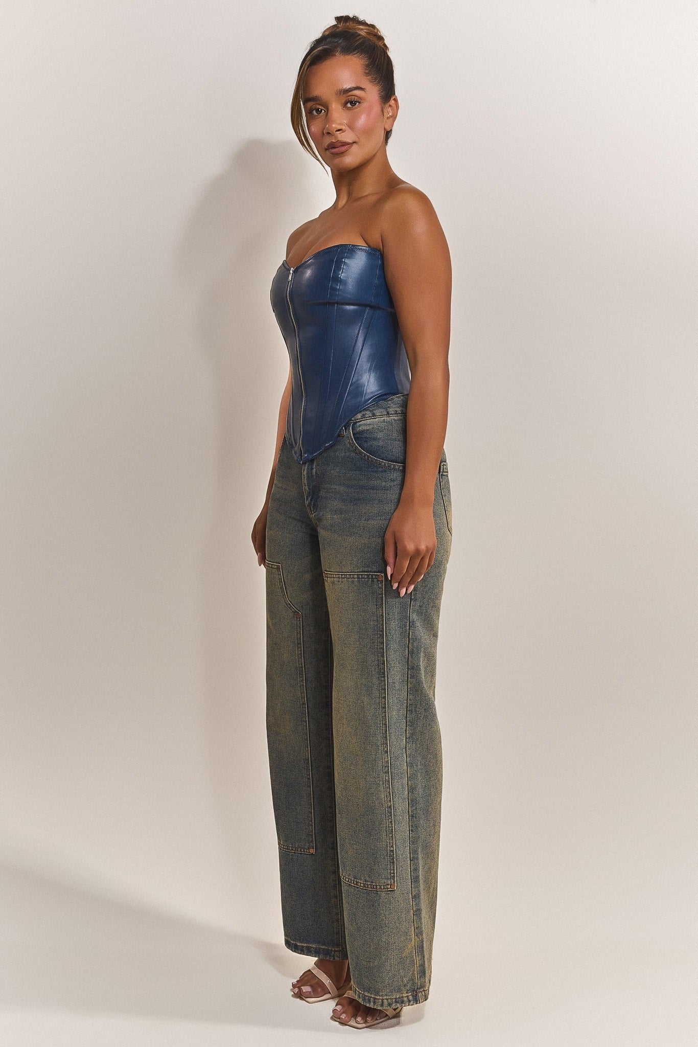 The Cinch Corset in Navy