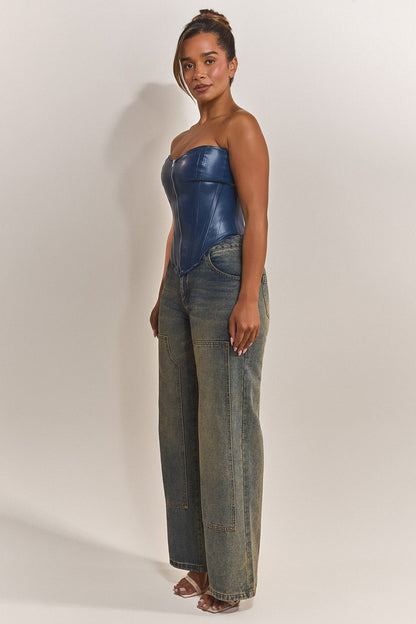 The Cinch Corset in Navy