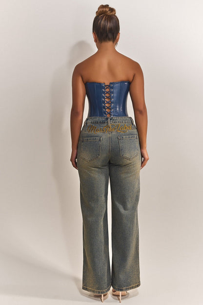 The Cinch Corset in Navy