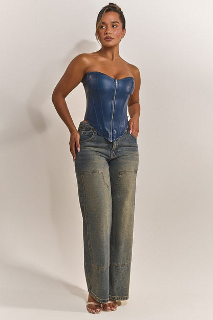 The Cinch Corset in Navy