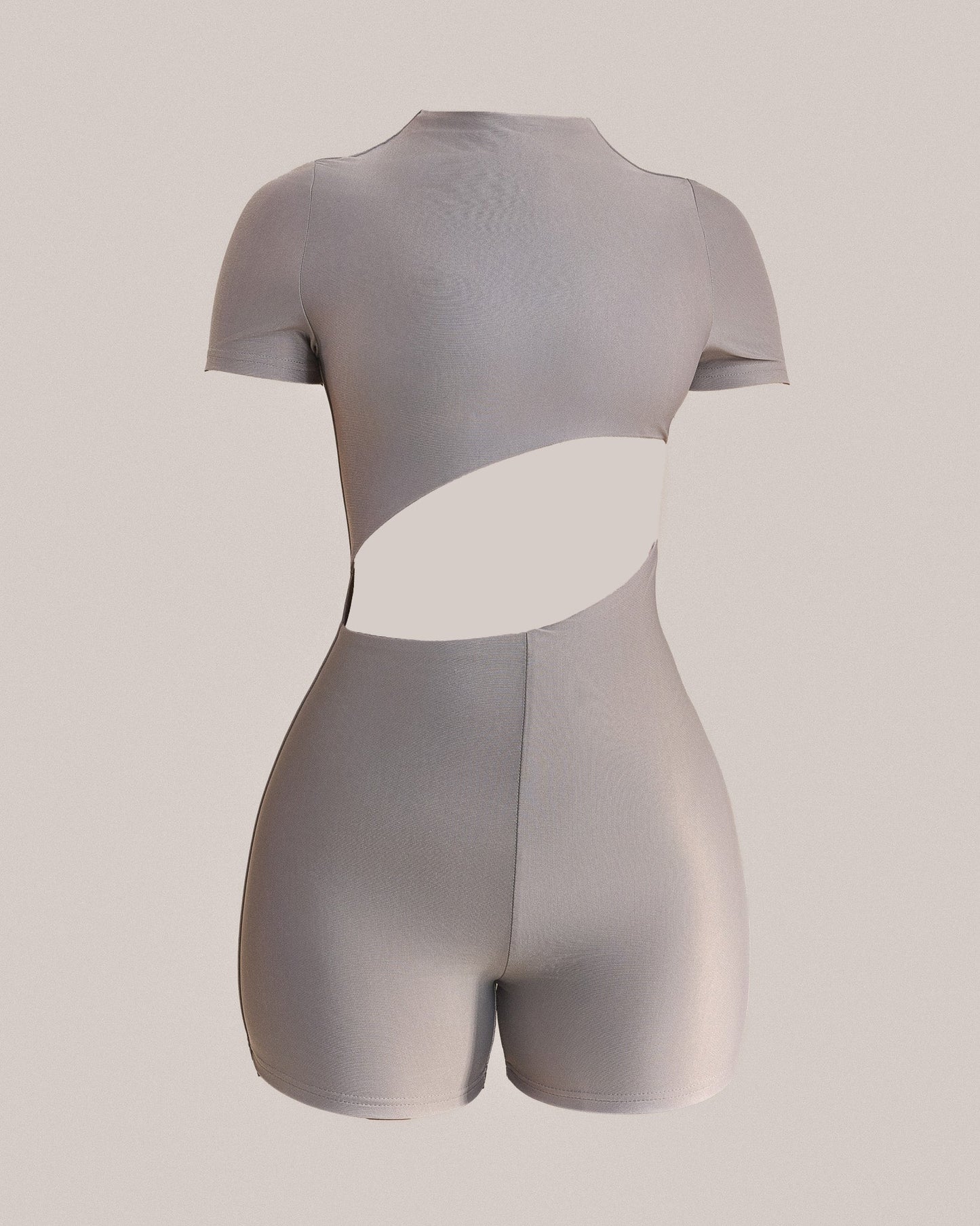 The Cut Out Playsuit in Grey