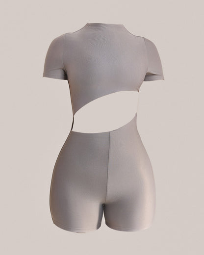 The Cut Out Playsuit in Grey