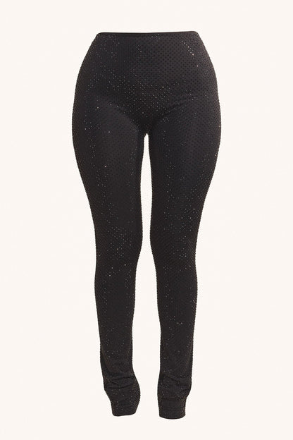 The Leia Leggings in Black Hotfix