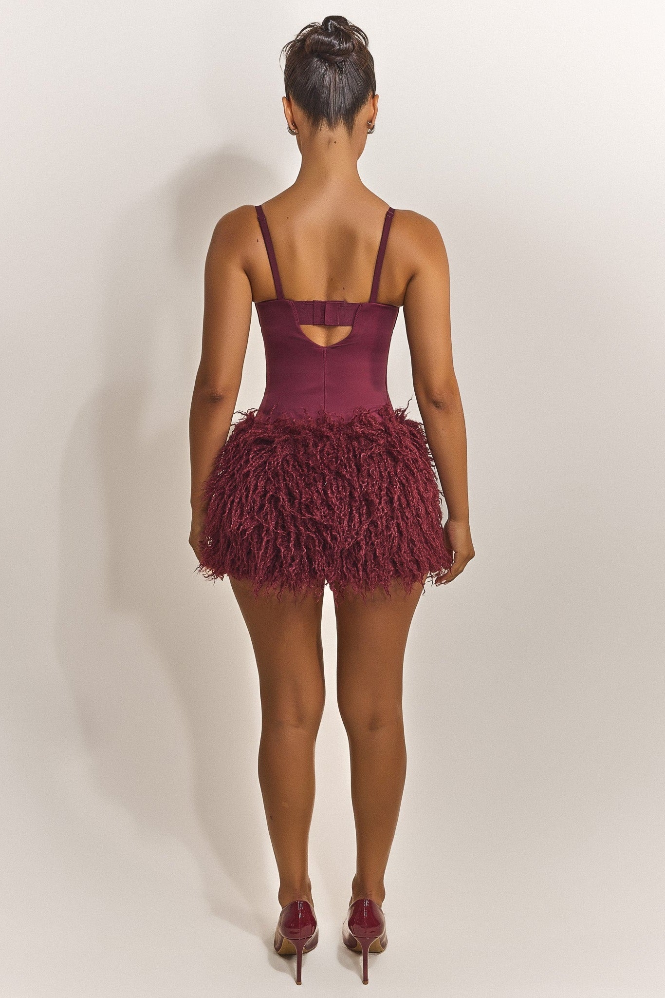 The Sculpt Bodysuit in Red