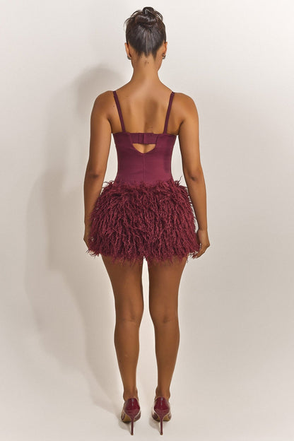 The Sculpt Bodysuit in Red