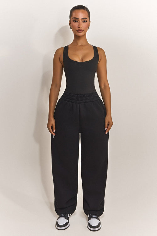 The Sculpt Vest Top in Black