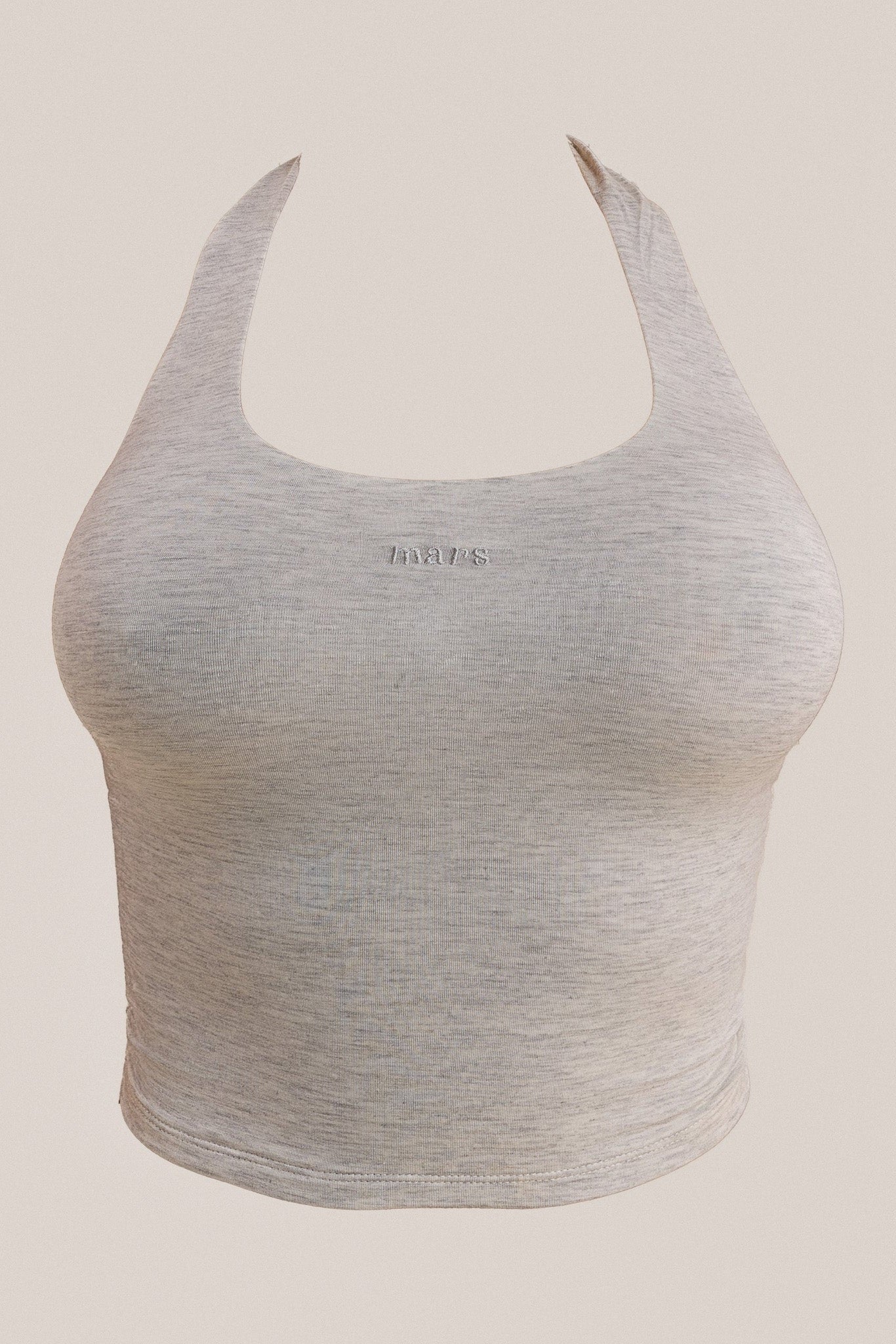 The Halter Vest in Grey Marl