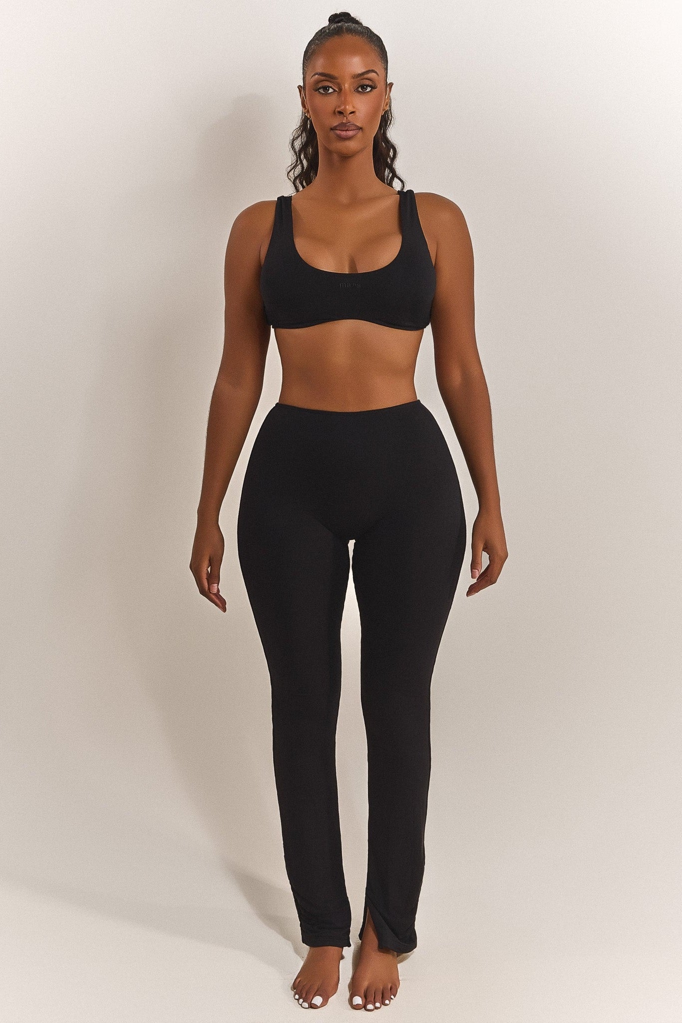 The Scoop Bralet in Black