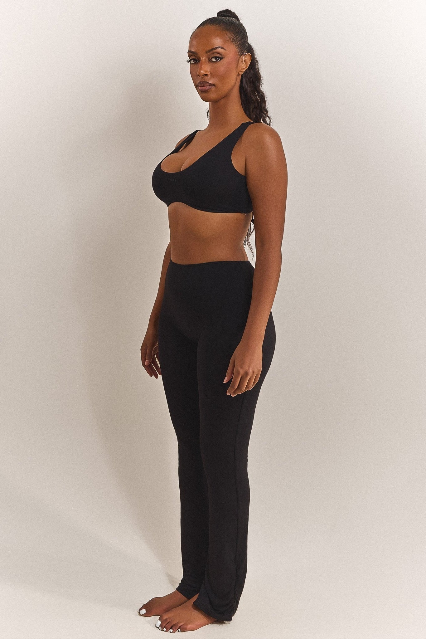 The Scoop Bralet in Black