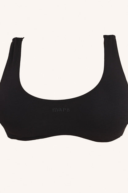 The Scoop Bralet in Black