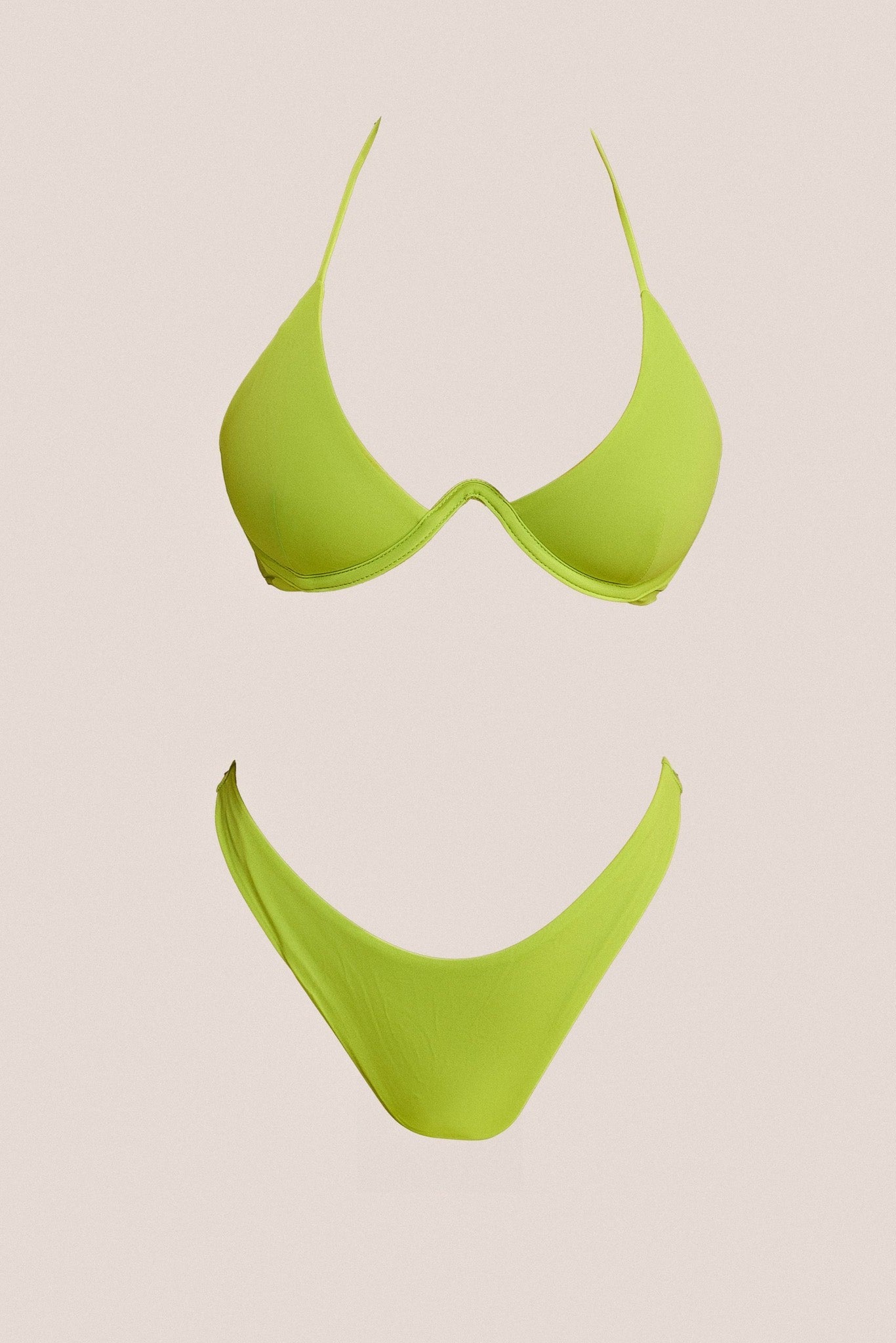 The Palm Set in Lime