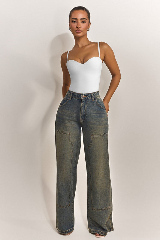The Sculpt Bodysuit in White