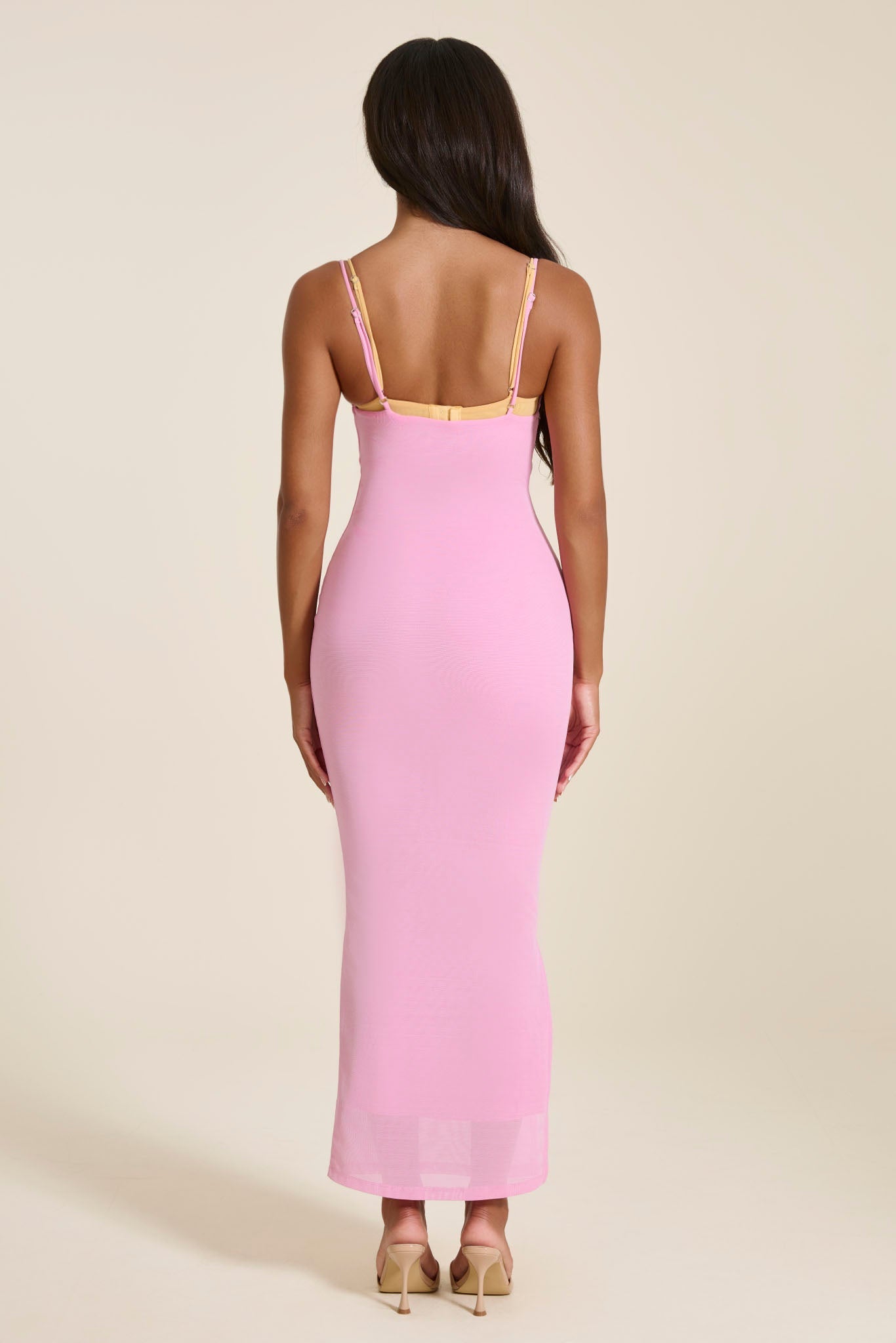 The Aida Maxi Dress in Pink