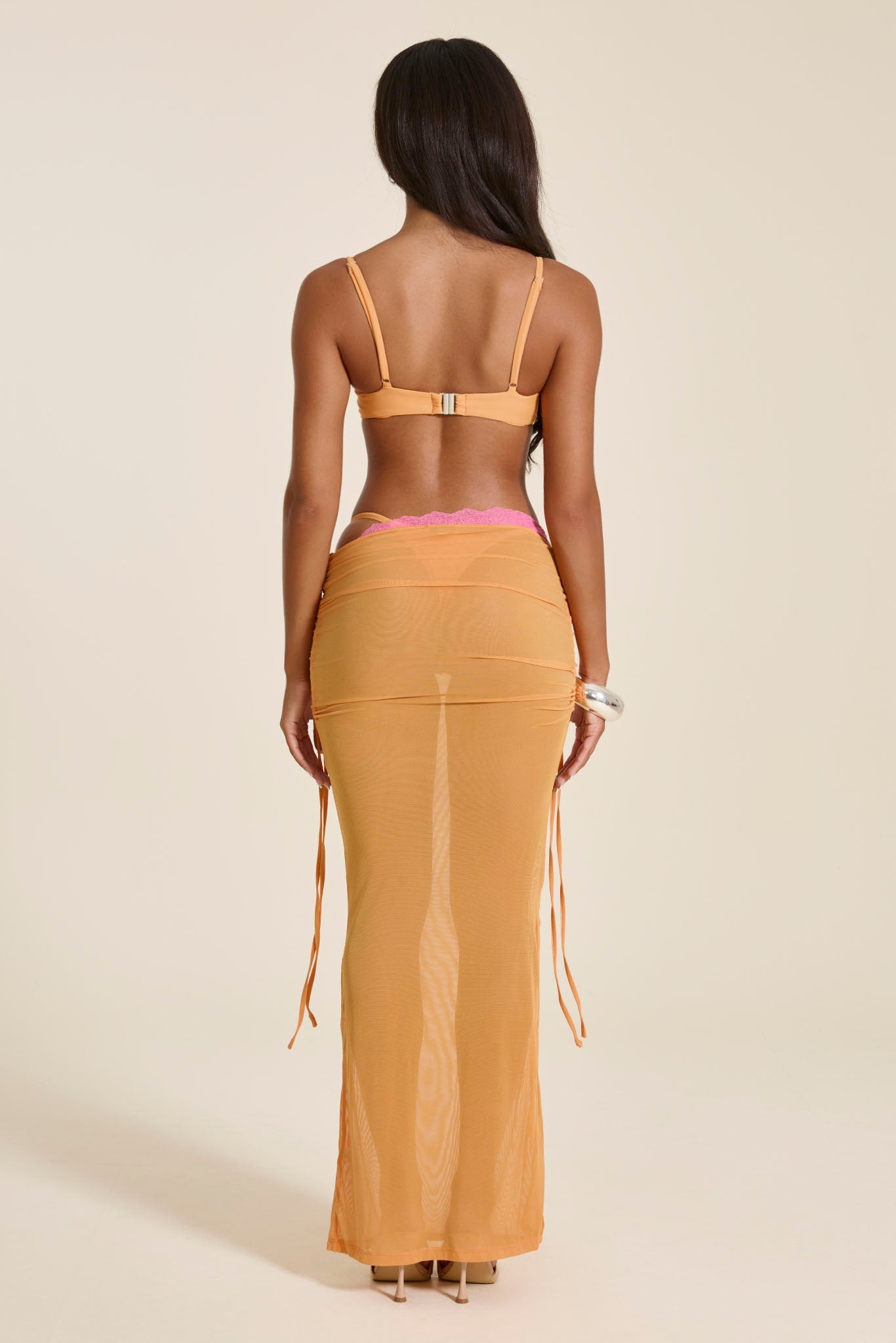 The Solene Bikini Set in Orange