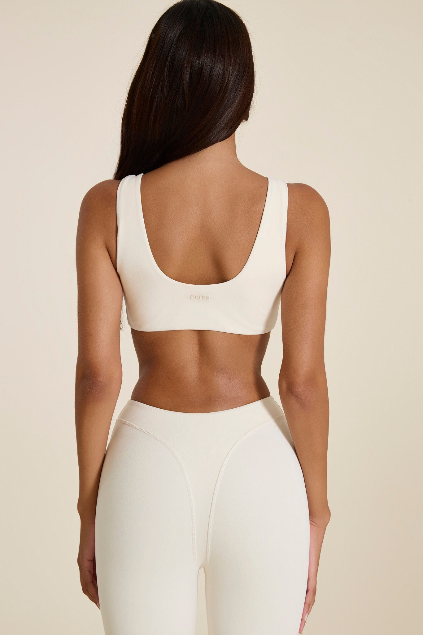 The Scoop Sculpt Bralet in Stone