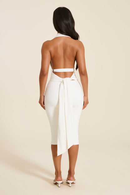 The Maryam Capri Leggings in White