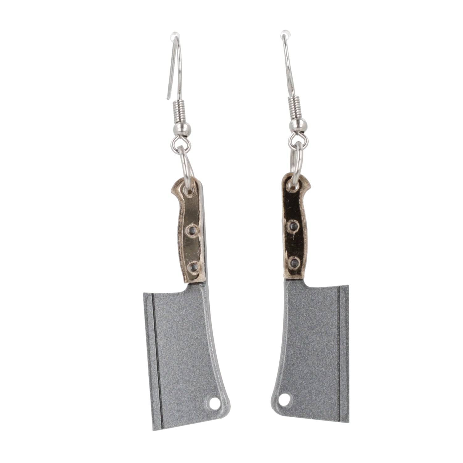 Meat Cleaver Earrings