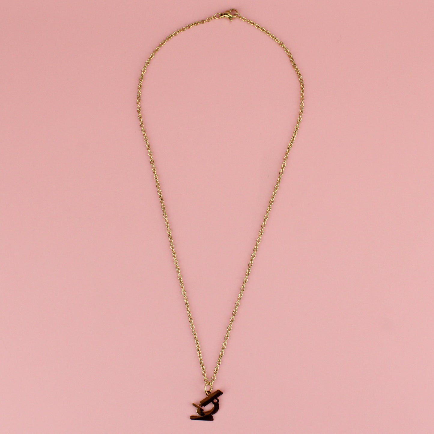 Microscope Necklace (Gold Plated)
