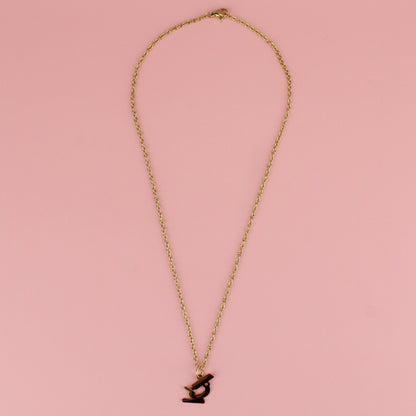 Microscope Necklace (Gold Plated)