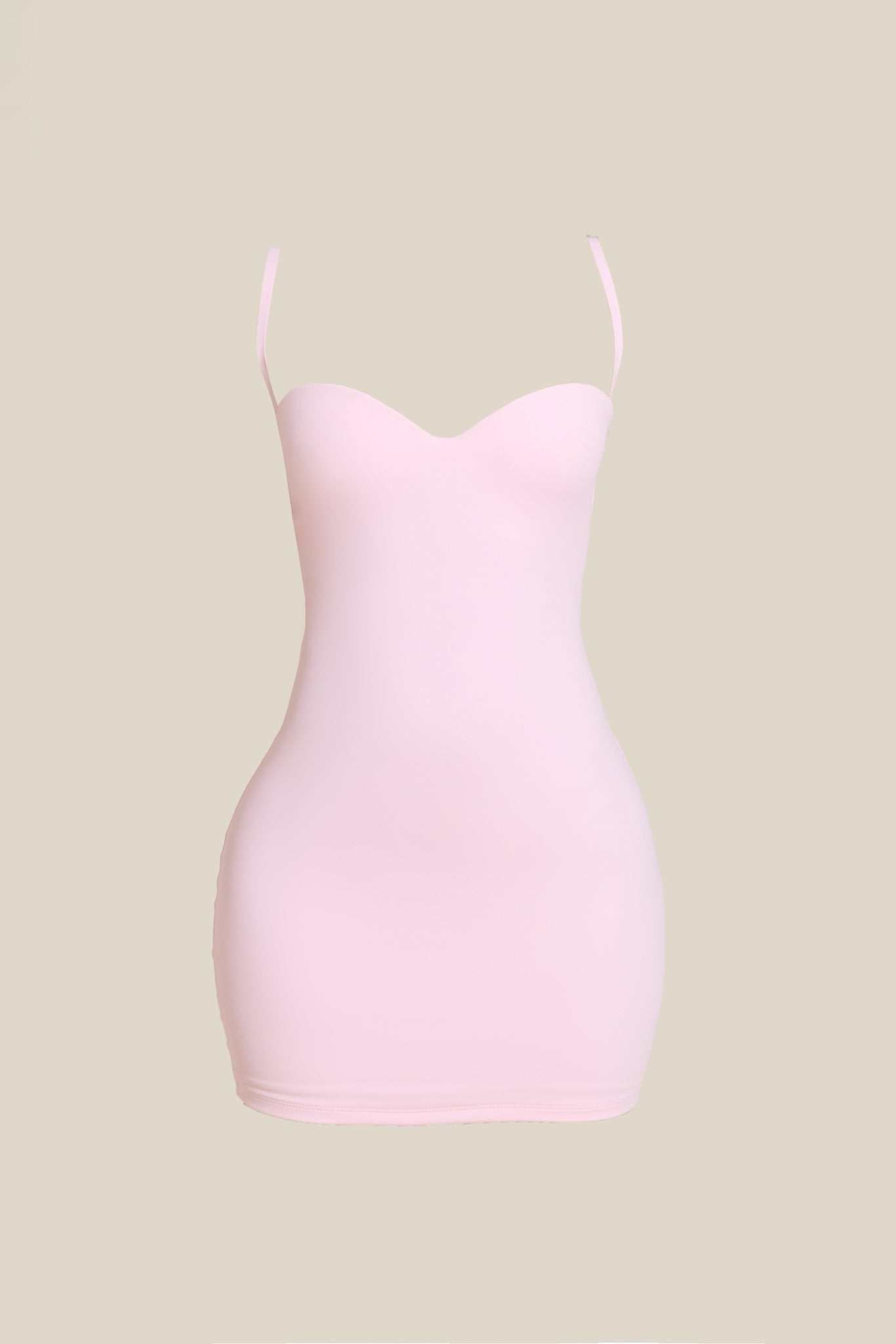 The Sculpt Mini Dress in Pink