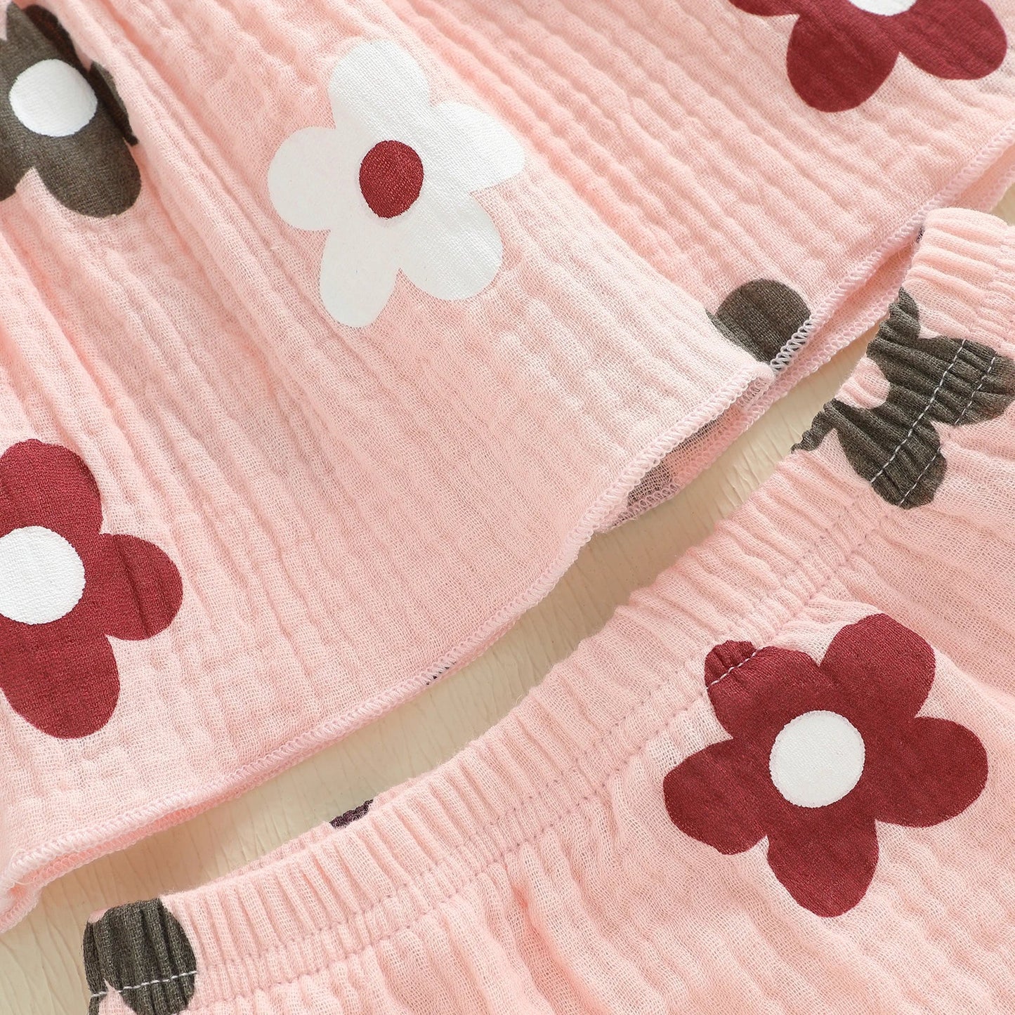 FLOWERS Smocked Summer Outfit