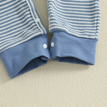 TOMMY Striped Jumpsuit with Beanie