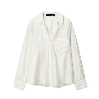 2026 New Women's Spring Shirts Fashion Loose Elegant Office Shirts Chic Street Comfort Youth Travel Holiday Shirt Tops