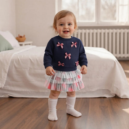 BOWTIES Layered Tulle Skirt Outfit