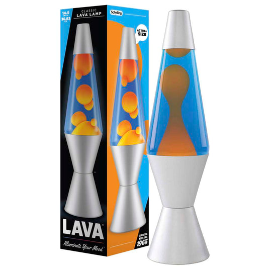 14.5" LAVA Lamp (Orange/Blue)